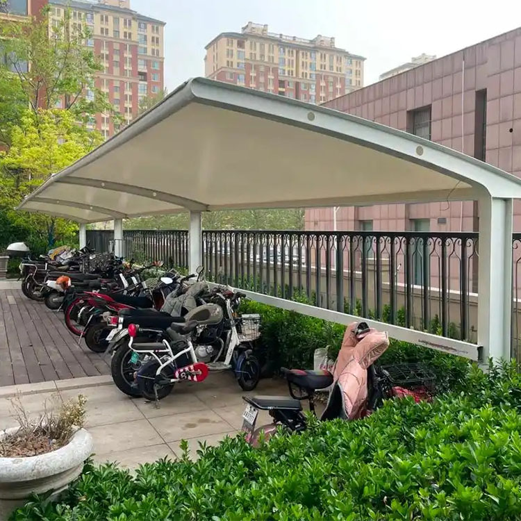 衢州膜结构电动车棚